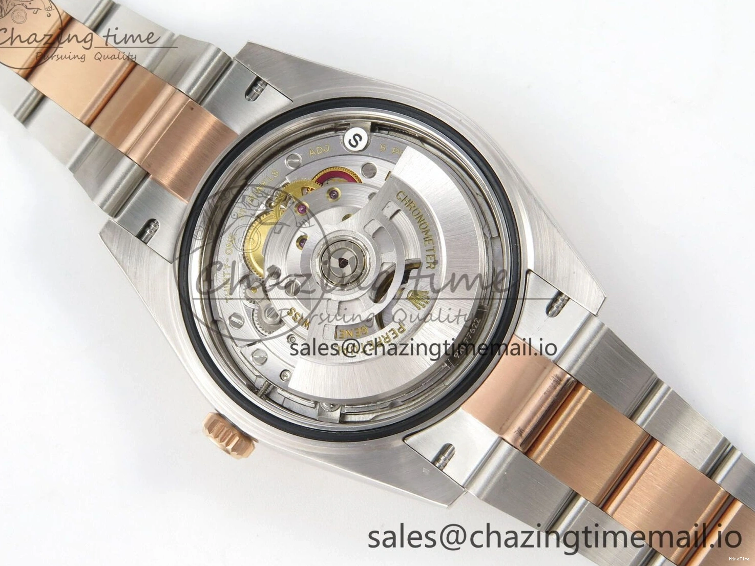 MiroTime 1218 Colorful DateJust 41 126331 SS RG ARF 1:1 Best Edition RG Diamonds Dial on Oyster Bracelet SH3235 (Weighted) 185